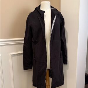 Lululemon Après-Ski Longline Hooded Parka Coat Black Approx Size 12 NWOT Display